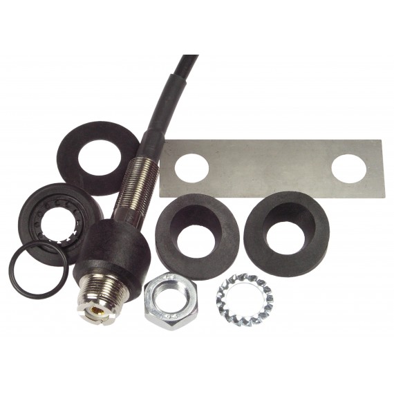 Karosserifeste (justerbar vinkel) SO-239 med H155 coax