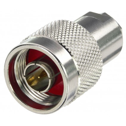 N-connector - h155 (5.5mm lodde og skru)