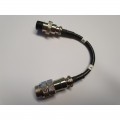 Mikrofon adapter Icom til kenwood