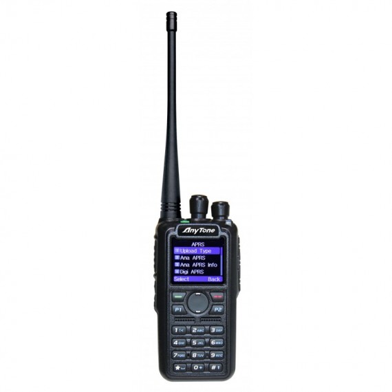 AnyTone AT-D878UVII Plus Blåtann DMR VHF/UHF