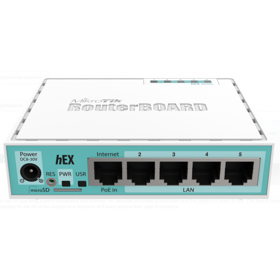 Mikrotik - Hex RB750Gr3