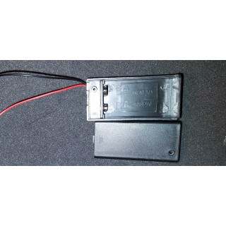 9v Batteriholder med bryter