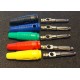 Banan plugg - han 4mm pr stk.