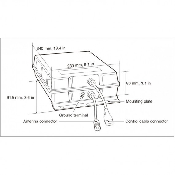 Icom AH-730 Antenne tuner 1.8-50Mhz