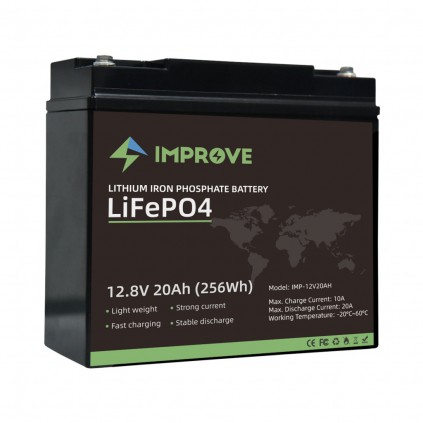 IMPROVE - Lithium Batteri 12V 20Ah (LiFePO4)
