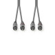 Nedis - Lydkabel RCAx2 til RCAx2 stereo