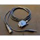 Acom s serie 15 pin CI-V til 7 pin for ICOM