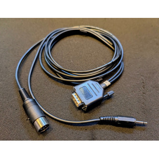 Acom s serie 15 pin CI-V til 7 pin for ICOM