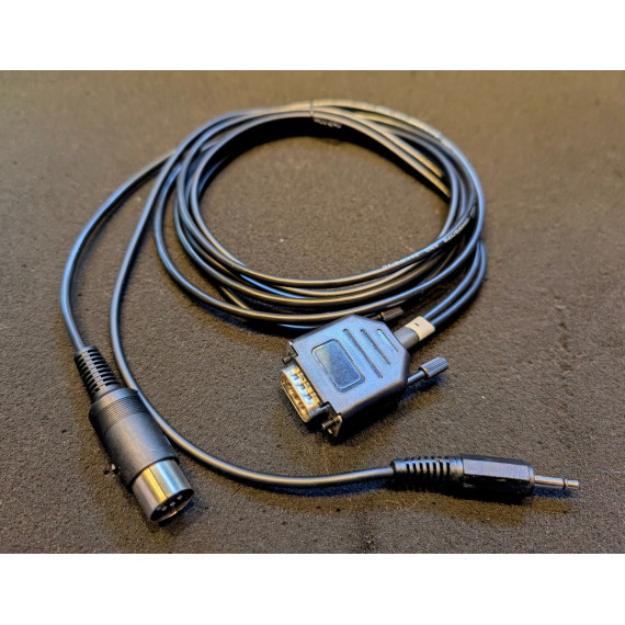 Acom s serie 15 pin CI-V til 7 pin for ICOM
