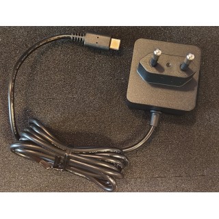 Raspberry PI 3A Strømforsyning UK Kontakt (USB-C) og overgang fra UK til europa kontakt