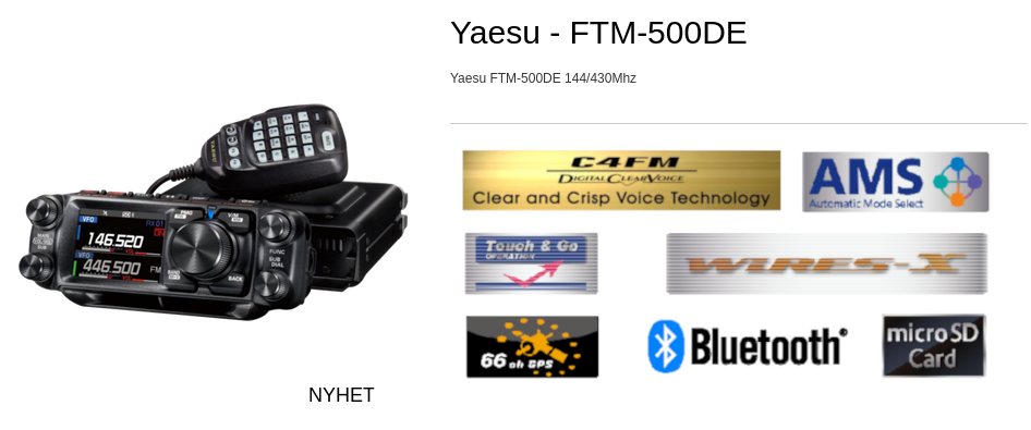 Yaesu - FTM-500DE